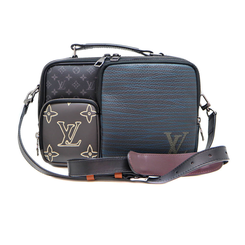 Louis Vuitton Multi Eclipse Monogram Bag Black Me… - image 2